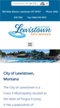 Mobile Screenshot of cityoflewistown.com